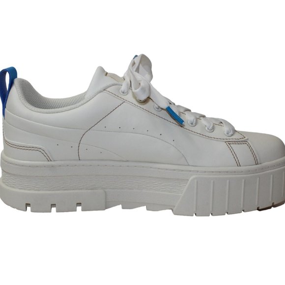 PUMA Infuse Chunky Lugged Platform Off White Sneakers Women's 8.5 NEW! - Picture 7 of 15